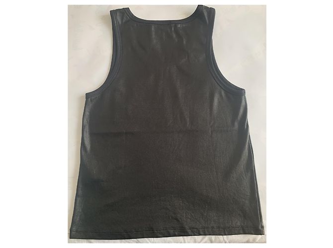 Top sin mangas negro brillante Dolce & Gabbana - vista 4
