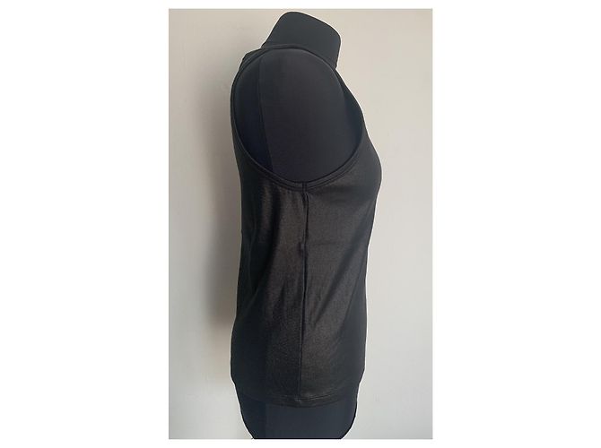 Top sin mangas negro brillante Dolce & Gabbana - vista 5