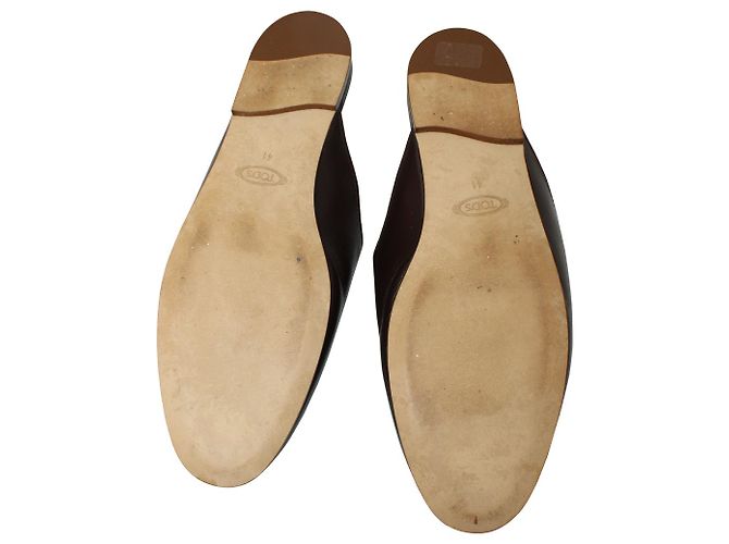Mules T foderati di Tod's in pelle Marrone - vista 7