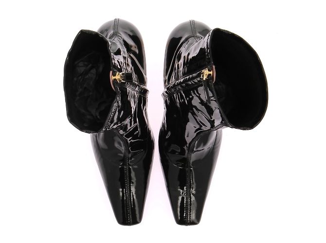 Autre Marque Botas Les Petits Joueurs T.EU 41 de cuero patentado Negro - vista 4