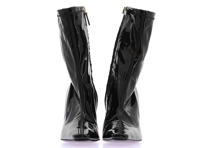 Autre Marque Botas Les Petits Joueurs T.EU 41 de cuero patentado Negro - vista 5