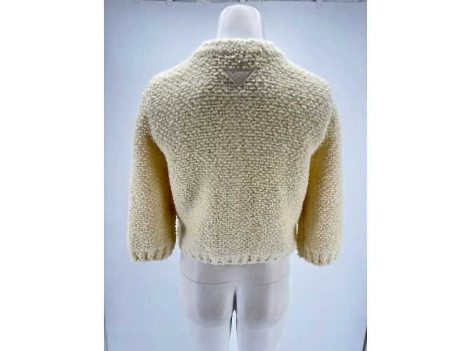Prada jackets T.IT 40 Wool White - view 2