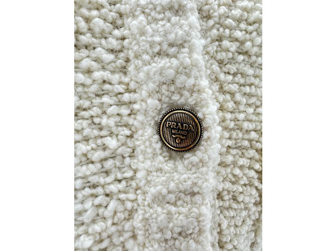 Prada jackets T.IT 40 Wool White - view 3