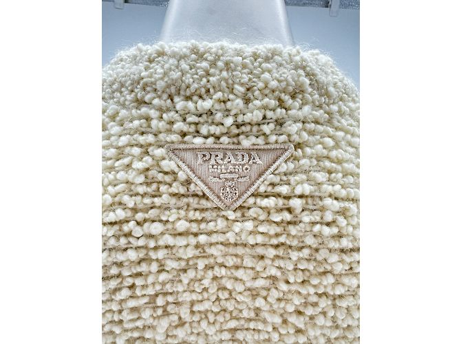 Prada jackets T.IT 40 Wool White - view 5