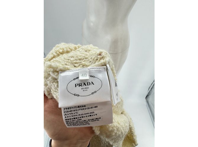 Prada jackets T.IT 40 Wool White - view 8