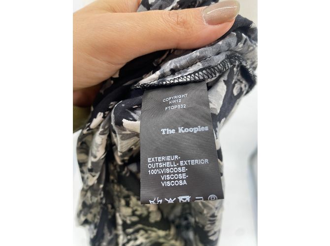 The Kooples Las blusas Kooples T.International S Viscosa Negro - vista 5