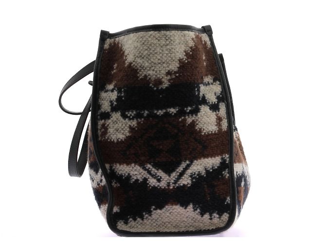 GIANNI CHIARINI Borse T.  WOOL Marrone - vista 4