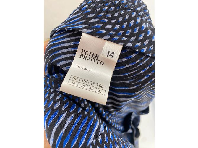 Top Peter Pilotto T.FR 42 de seda Azul - vista 5