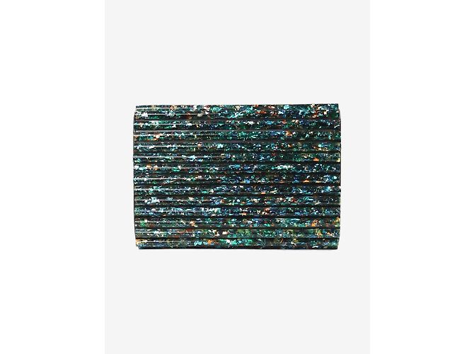 Elie Saab Bolsa tiracolo verde brilhante - vista 5