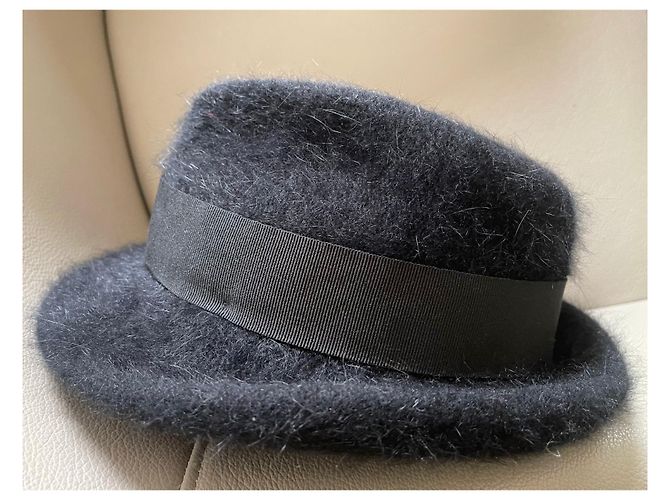 Cappello Fornarina Nero in Angora T. S (54-55 cm) - vista 10
