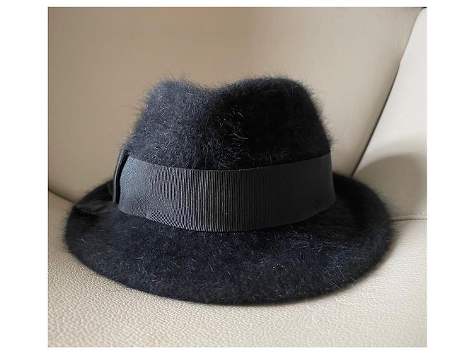 Cappello Fornarina Nero in Angora T. S (54-55 cm) - vista 12