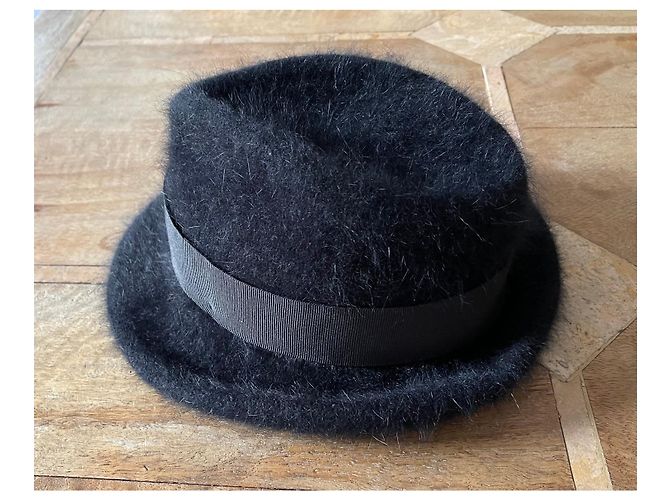 Cappello Fornarina Nero in Angora T. S (54-55 cm) - vista 2