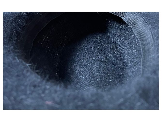 Cappello Fornarina Nero in Angora T. S (54-55 cm) - vista 5