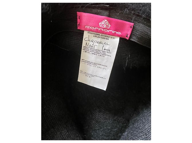 Cappello Fornarina Nero in Angora T. S (54-55 cm) - vista 6