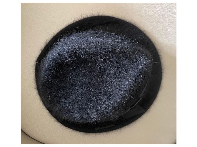 Cappello Fornarina Nero in Angora T. S (54-55 cm) - vista 9