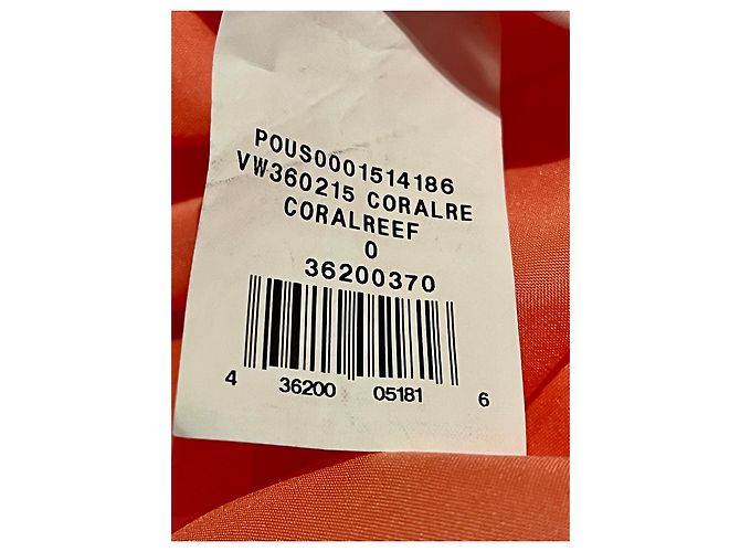 Vera Wang L'abito da sera monospalla è rosa salmone Corallo - vista 2