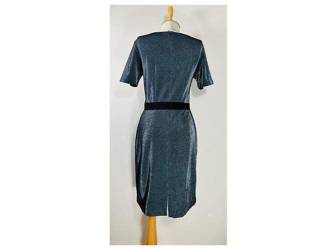 Vestido Hugo Boss Gris de Algodón - vista 5