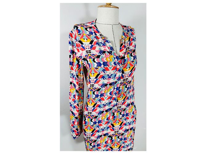 Abito polo Beau Antik Batik in viscosa Multicolore - vista 2
