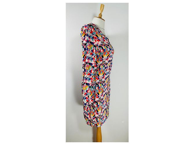 Abito polo Beau Antik Batik in viscosa Multicolore - vista 3
