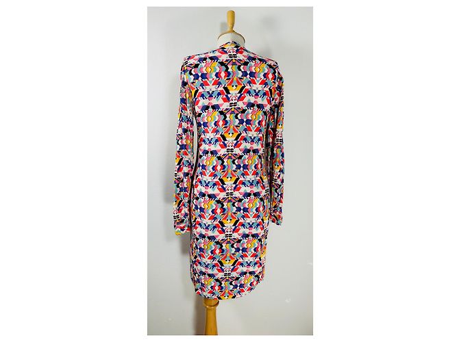 Abito polo Beau Antik Batik in viscosa Multicolore - vista 4