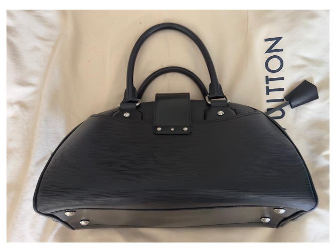 Louis Vuitton Pelle Epi Bowling Montaigne Nero - vista 2