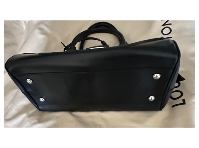 Louis Vuitton Pelle Epi Bowling Montaigne Nero - vista 7