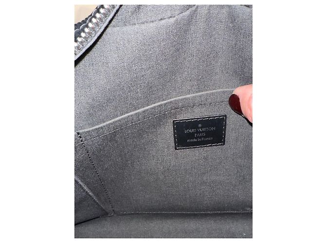 Louis Vuitton Pelle Epi Bowling Montaigne Nero - vista 9