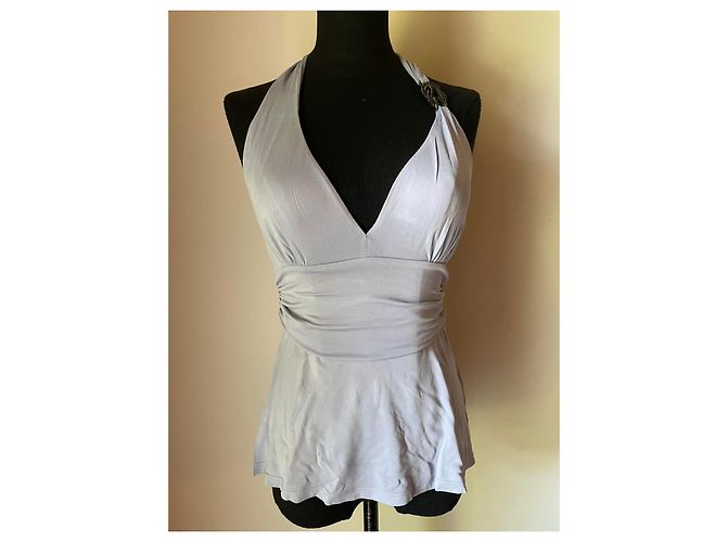 Wunderschönes hellviolettes GUESS MARCIANO-Top mit Tendenz zu Flieder Lavendel - Ansicht 11
