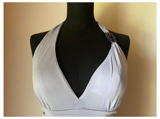 Wunderschönes hellviolettes GUESS MARCIANO-Top mit Tendenz zu Flieder Lavendel - Ansicht 4