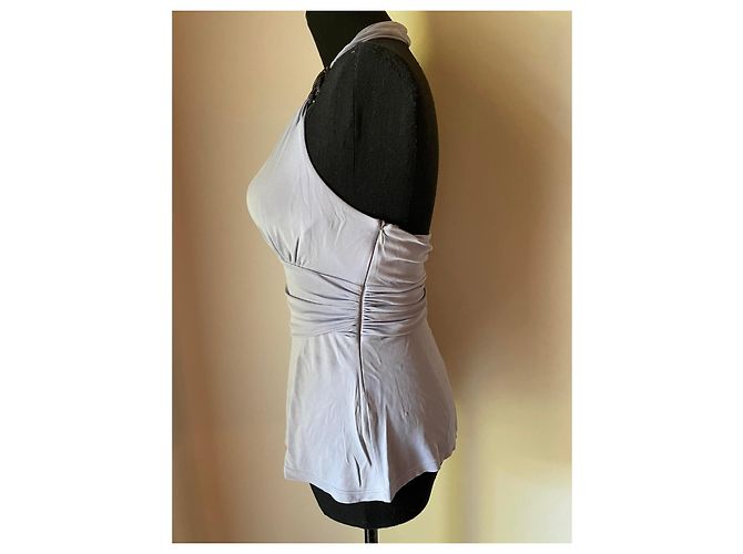 Wunderschönes hellviolettes GUESS MARCIANO-Top mit Tendenz zu Flieder Lavendel - Ansicht 6