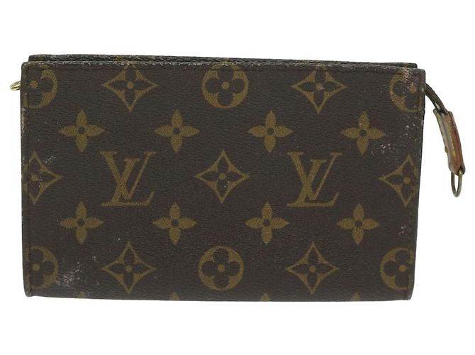 Bucket LOUIS VUITTON Pochette Monogram Seau PM Pochette Accessoire LV Auth 63561 Monogramme - vue 13