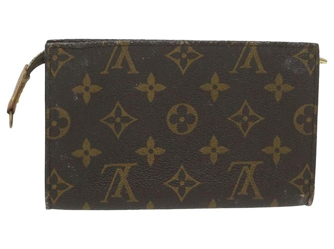 Bucket LOUIS VUITTON Pochette Monogram Seau PM Pochette Accessoire LV Auth 63561 Monogramme - vue 2