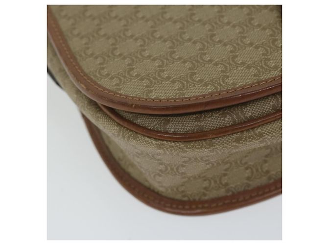 Céline CELINE Borsa a tracolla in tela macadam Beige Auth ai726 - vista 15