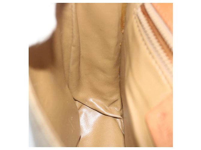 Céline CELINE Borsa a tracolla in tela macadam Beige Auth ai726 - vista 19