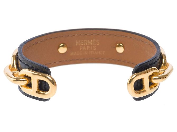 Chaîne d'ancre Hermès Gioielli HERMES in Pelle Dorata - 101693 D'oro - vista 4