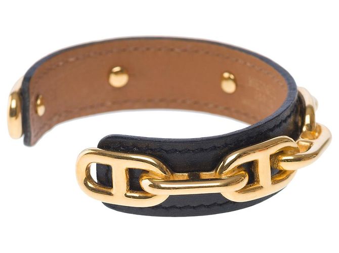 Chaîne d'ancre Hermès Gioielli HERMES in Pelle Dorata - 101693 D'oro - vista 6