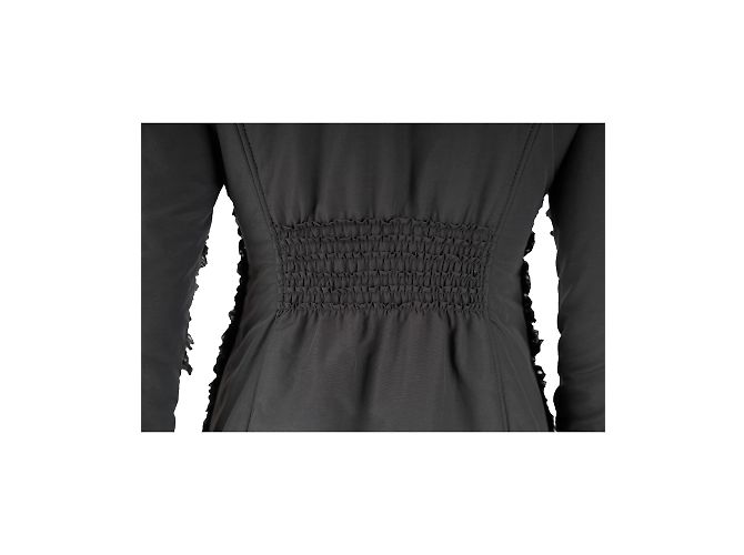 Casaco de shearling barato e chique Moschino com pele Preto - vista 3