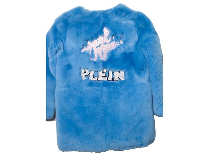 Philipp Plein, Pelzjacke mit Strass - Ansicht 3