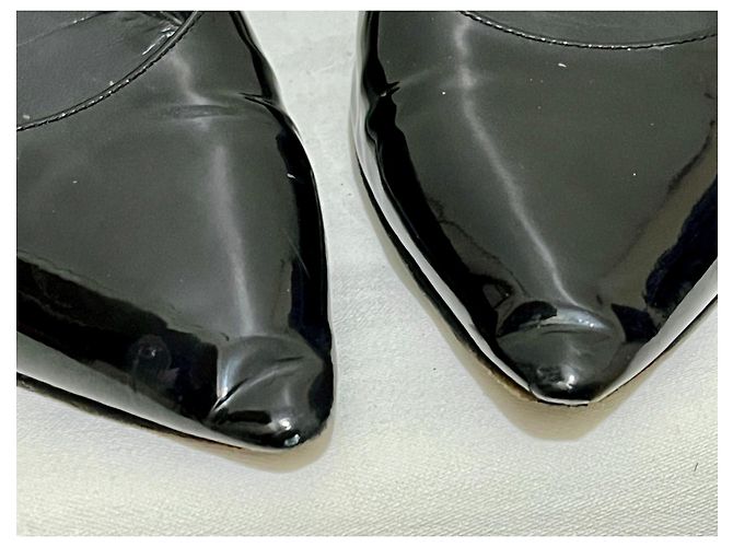 Saint Laurent Saint-Laurent París 10 bailarinas negras clásicas Negro - vista 8