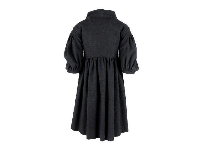 Abrigo de vestir con mangas globo de Moschino Negro - vista 2