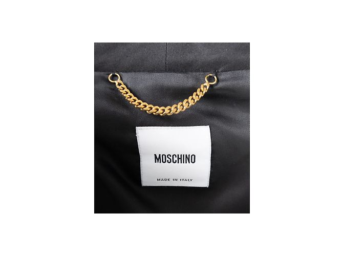 Abrigo de vestir con mangas globo de Moschino Negro - vista 3