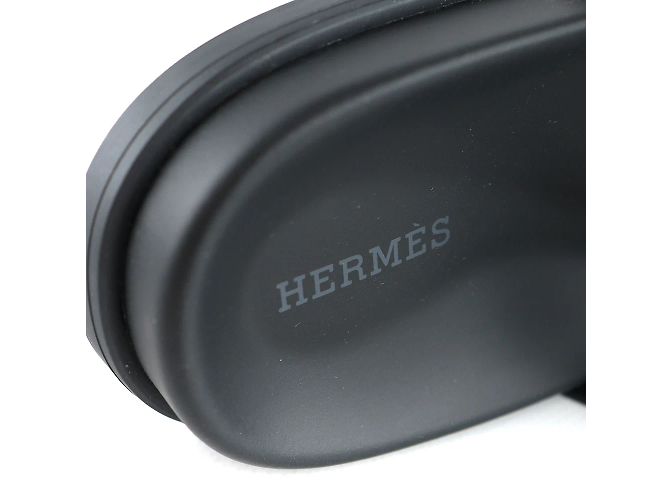 Hermès HERMES Sandali T.Unione Europea 38.5 Leather Nero - vista 4