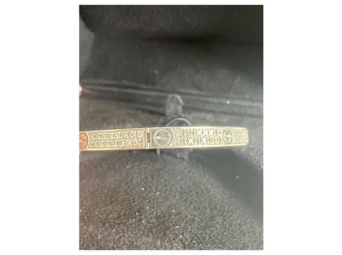 Bracciale Cartier Love SM oro bianco 16 Argento - vista 3