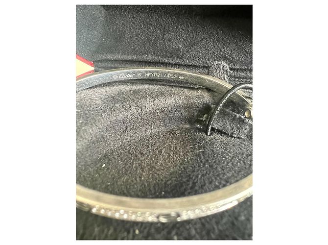 Bracciale Cartier Love SM oro bianco 16 Argento - vista 4