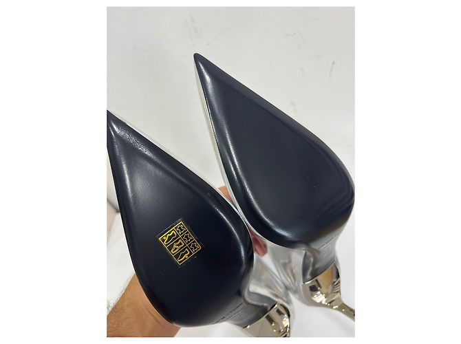 sergio rossi pumps 105 mm  new Argento - vista 4