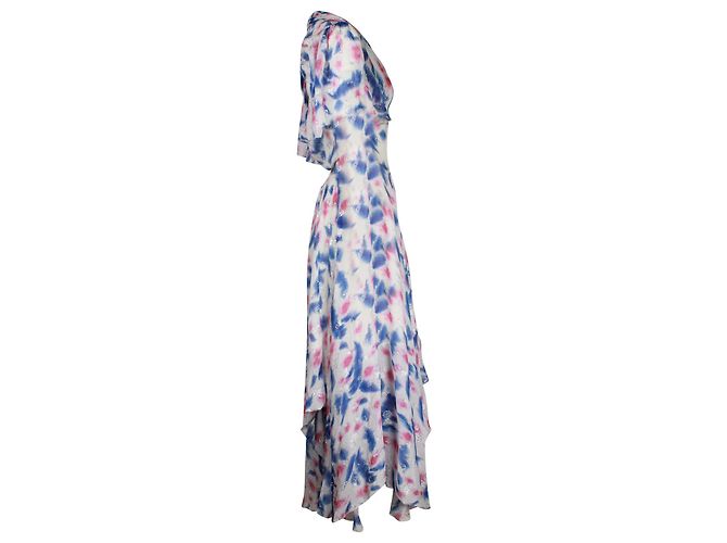 Abito stampato Namala Cutout di Isabel Marant in seta multicolore Stampa python - vista 2