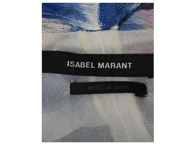Abito stampato Namala Cutout di Isabel Marant in seta multicolore Stampa python - vista 4
