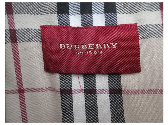 Giacca trapuntata Burberry taglia 40 Bianco sporco - vista 4