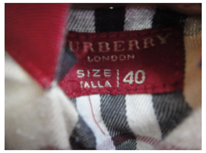 Giacca trapuntata Burberry taglia 40 Bianco sporco - vista 8