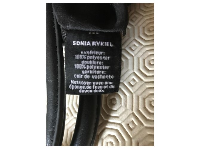 Vintage Sonia Rykiel Tasche Schwarz - Ansicht 8